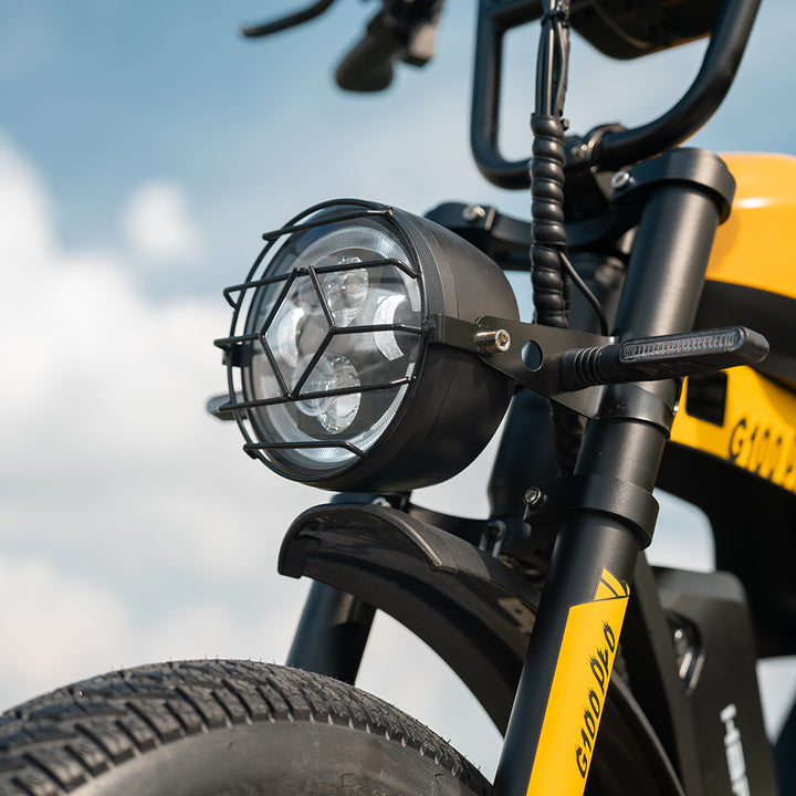 HappyRun G100 Pro 6000W Full Suspension, Long Range E-Bike
