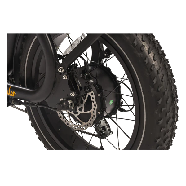 REVI BIKES|Prowler 52V 1000W Motor, Vintage Cafe Racer Electric Fat Tire Bike