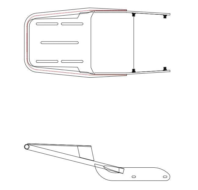 Backrest and Cargo Rack For Goat Power Bikes