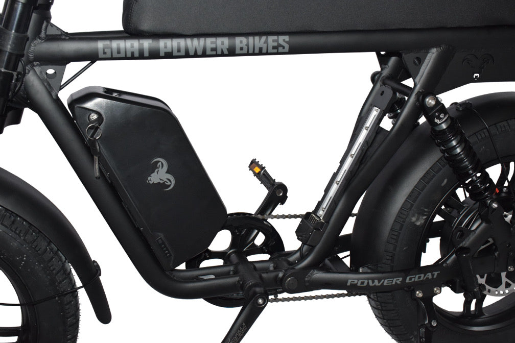 Power Goat V3 Electric Bike 3000W 50MPH Moped Style Fat Tire Ebike