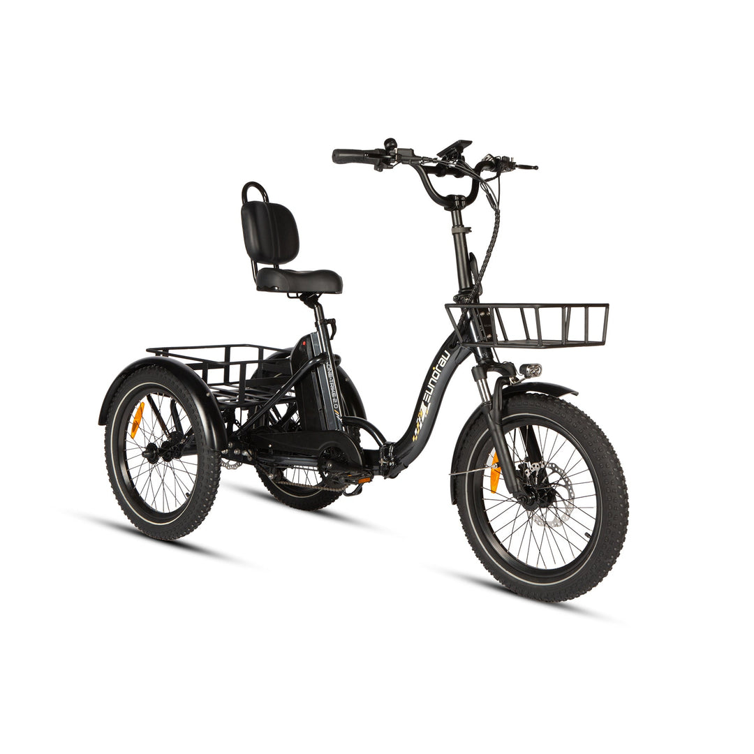 EUNORAU ONE-TRIKE 2.0 Foldable Motorized Trike with Rear Differential