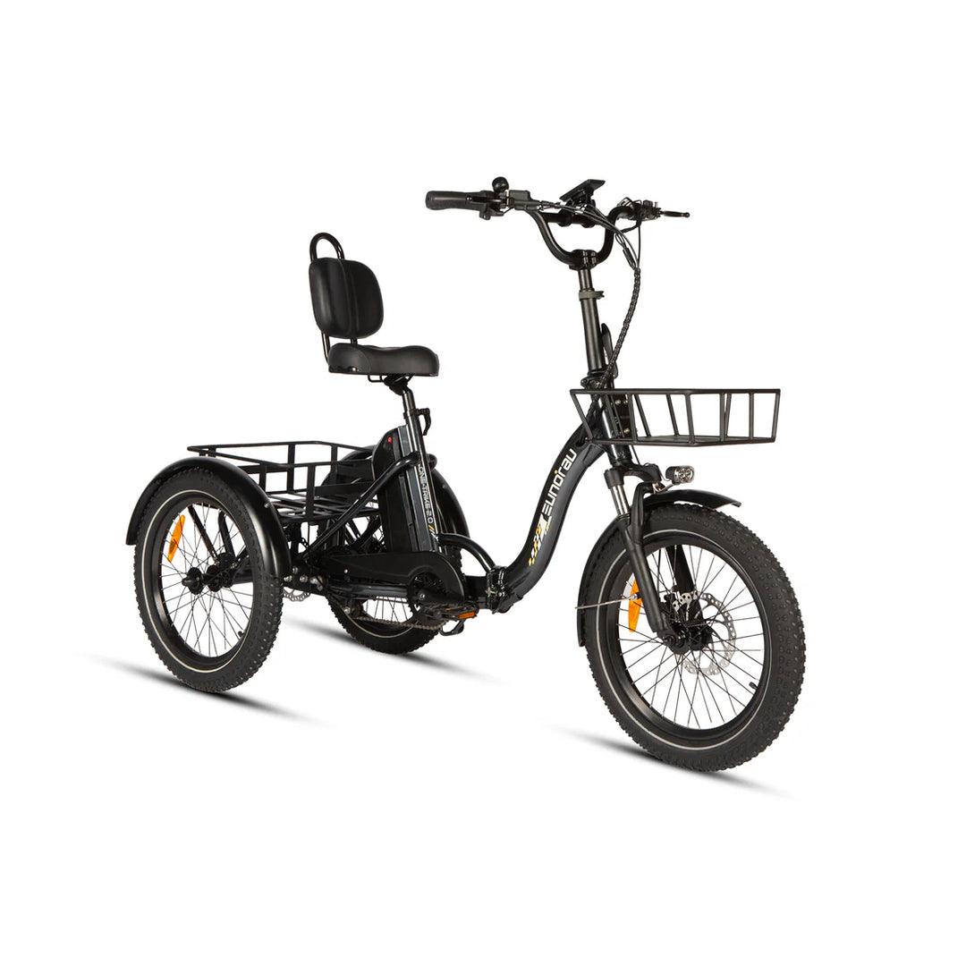 Eunorau| ONE-TRIKE 2.0| 500W, Foldable 50-Mile Range Electric Tricycle