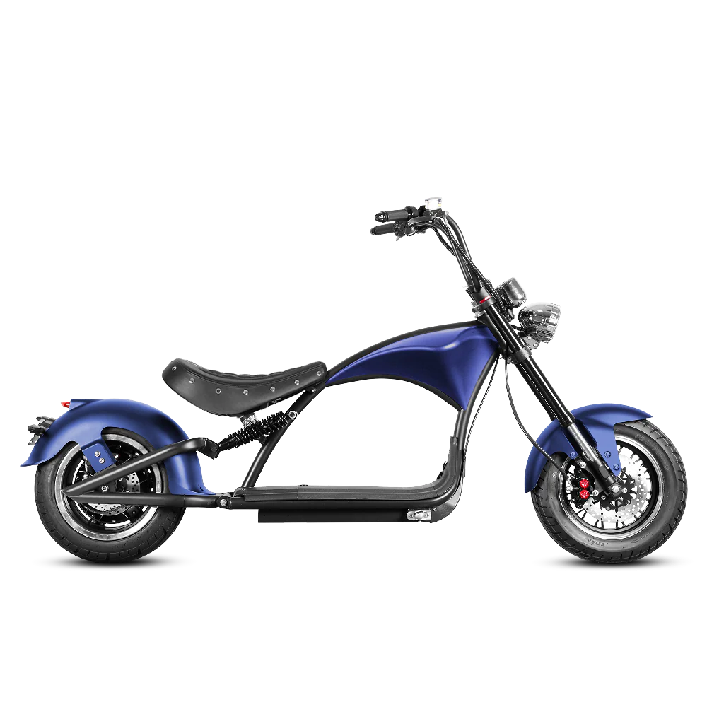 Eahora| Emars M1P Fat Tires,Hydraulic Brakes Moped-Style E-Scooter