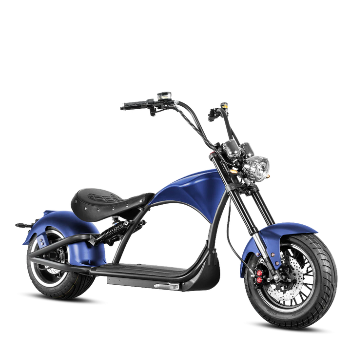 Eahora| Emars M1P Fat Tires,Hydraulic Brakes Moped-Style E-Scooter