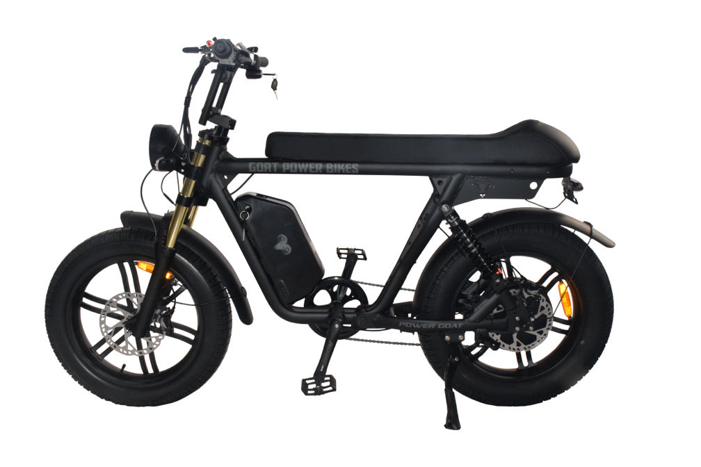 Power Goat V3 Electric Bike 3000W 50MPH Moped Style Fat Tire Ebike