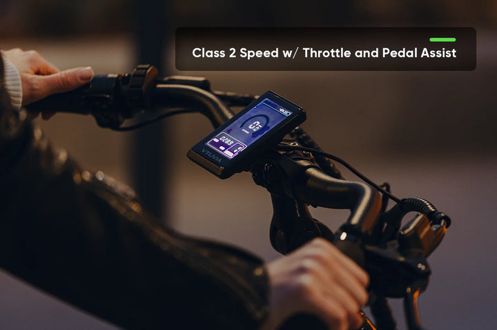 VTUVIA| CMB Mid-Drive Commuter EBike | 80-Mile Range, UL Certified