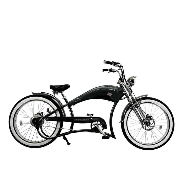 Tracer Twenty5 DS 500W Dual Springer 26" Fat Tire, Retro Style Cruiser EBike