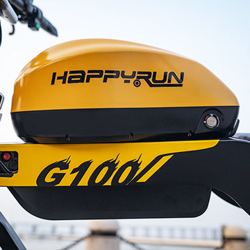 HappyRun G100 Electric Bike with 2000W Dual Battery 80-Mile Range
