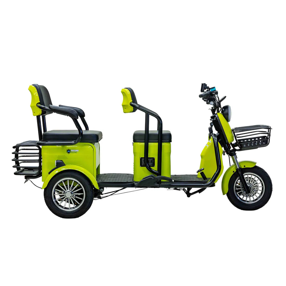 Massimo MGC E-Trike | 3-Wheel Electric Scooter for Commuting & Cargo