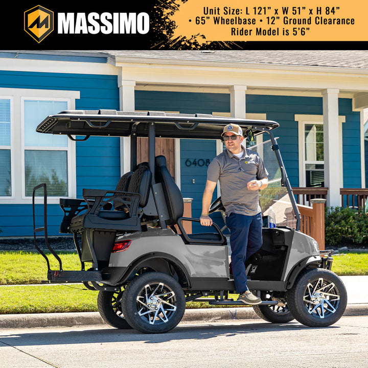 Massimo MVR 2X Electric Golf Cart | 48V 5kW Motor, 45-Mile Range