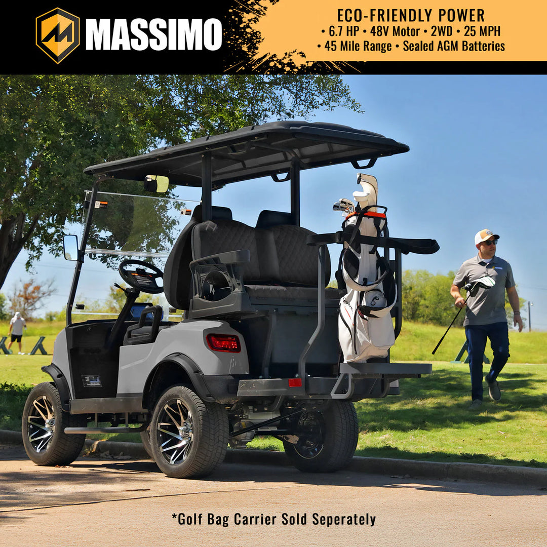 Massimo MVR 2X Electric Golf Cart | 48V 5kW Motor, 45-Mile Range