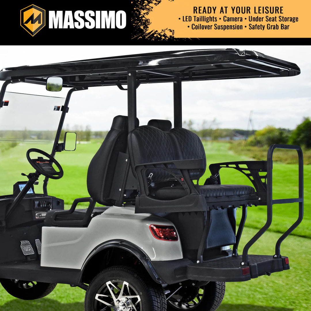 Massimo MVR 2X Electric Golf Cart | 48V 5kW Motor, 45-Mile Range