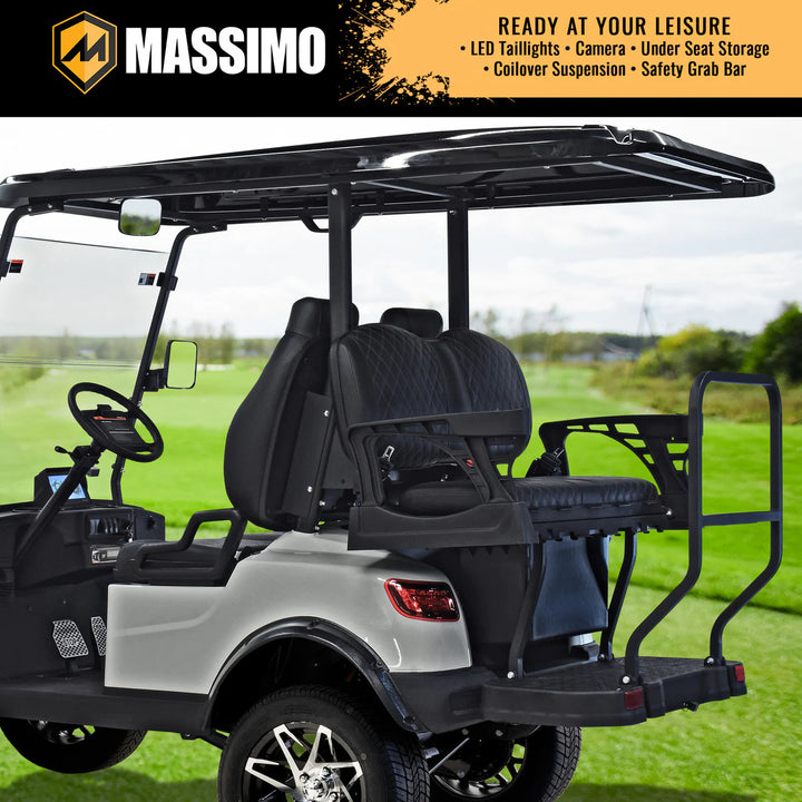 Massimo MVR 2X Electric Golf Cart | 48V 5kW Motor, 45-Mile Range