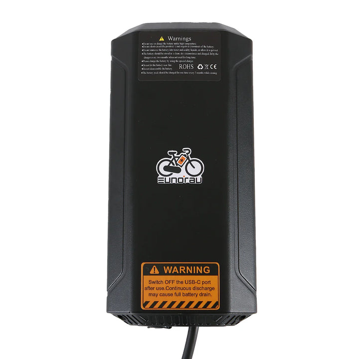 EUNORAU 48V5AH Secondary Ebike Battery with Type-C Port