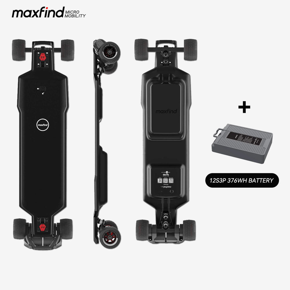 MAXFIND FF BELT| Powerful Belt Drive, Smooth Ride Long Range E-Skateboard - EBike Haul