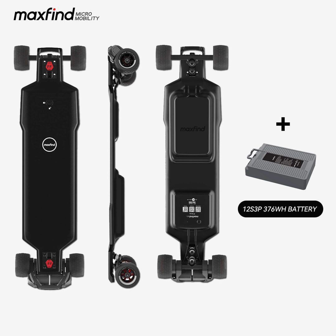 MAXFIND FF BELT| Powerful Belt Drive, Smooth Ride Long Range E-Skateboard