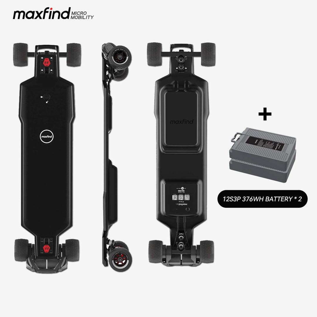 MAXFIND FF BELT| Powerful Belt Drive, Smooth Ride Long Range E-Skateboard