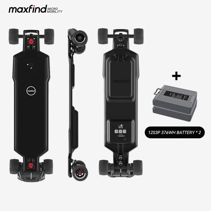 MAXFIND FF BELT| Powerful Belt Drive, Smooth Ride Long Range E-Skateboard