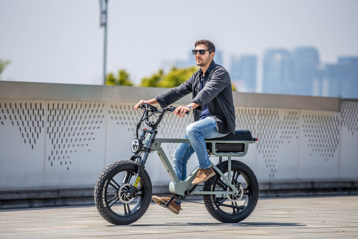 EUNORAU FLASH AWD 1.0 Dual Battery Commuter Fat Tire Bike