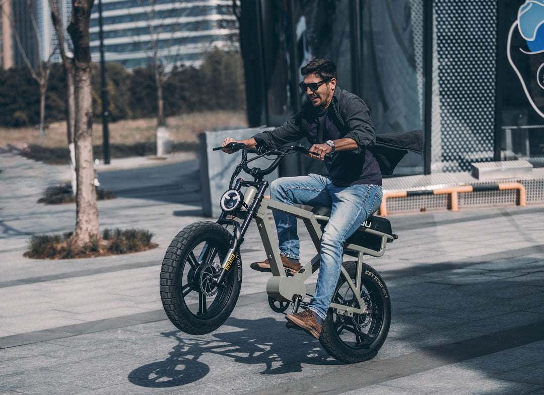 EUNORAU FLASH AWD 1.0 Dual Battery Commuter Fat Tire Bike