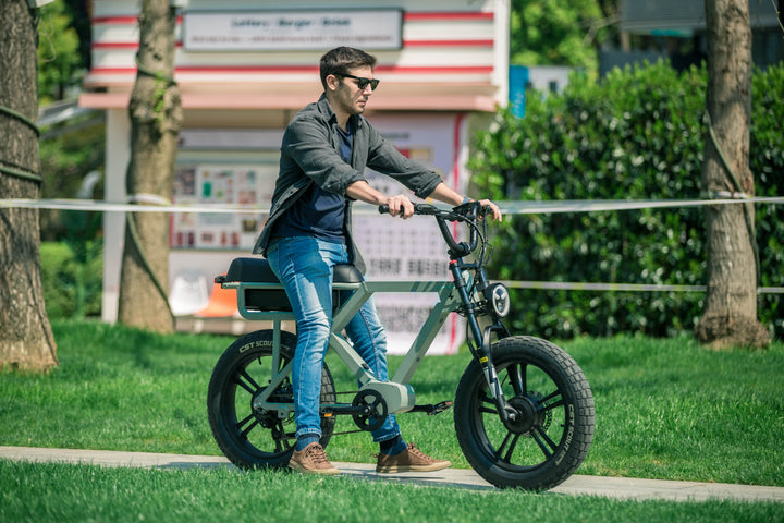 EUNORAU FLASH AWD 1.0 Dual Battery Commuter Fat Tire Bike