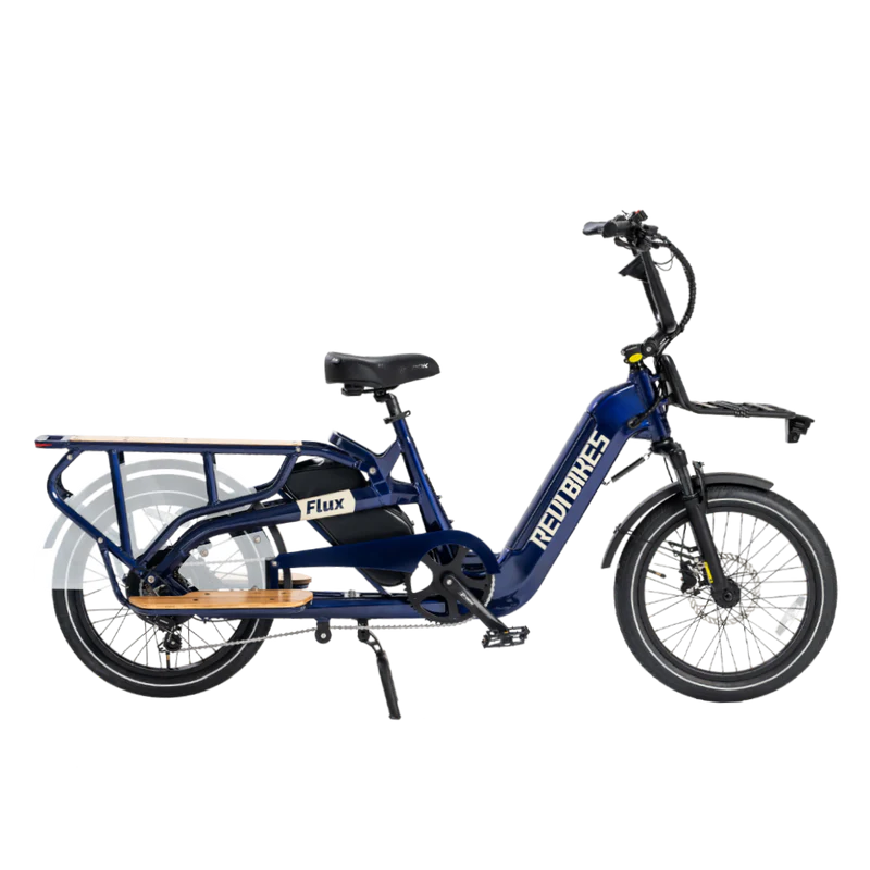 REVI BIKES| Flux Long Range Utility E-Bike | Family Ready, 100-Mile Range Option