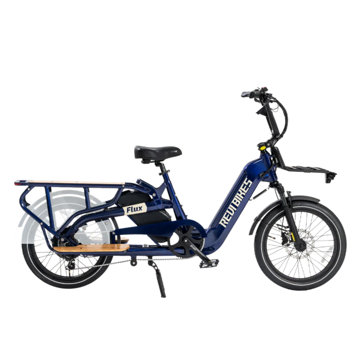 REVI BIKES| Flux Long Range Utility E-Bike | Family Ready, 100-Mile Range Option