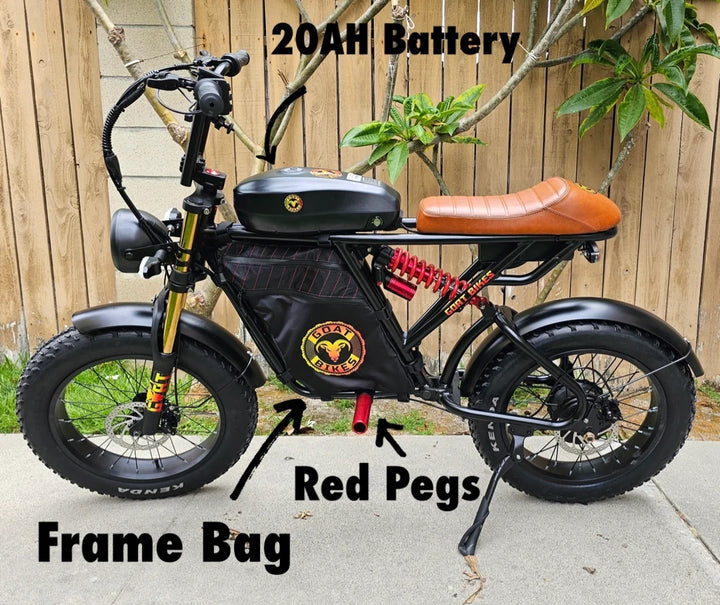 Bags & Baskets For Goat Power Bikes