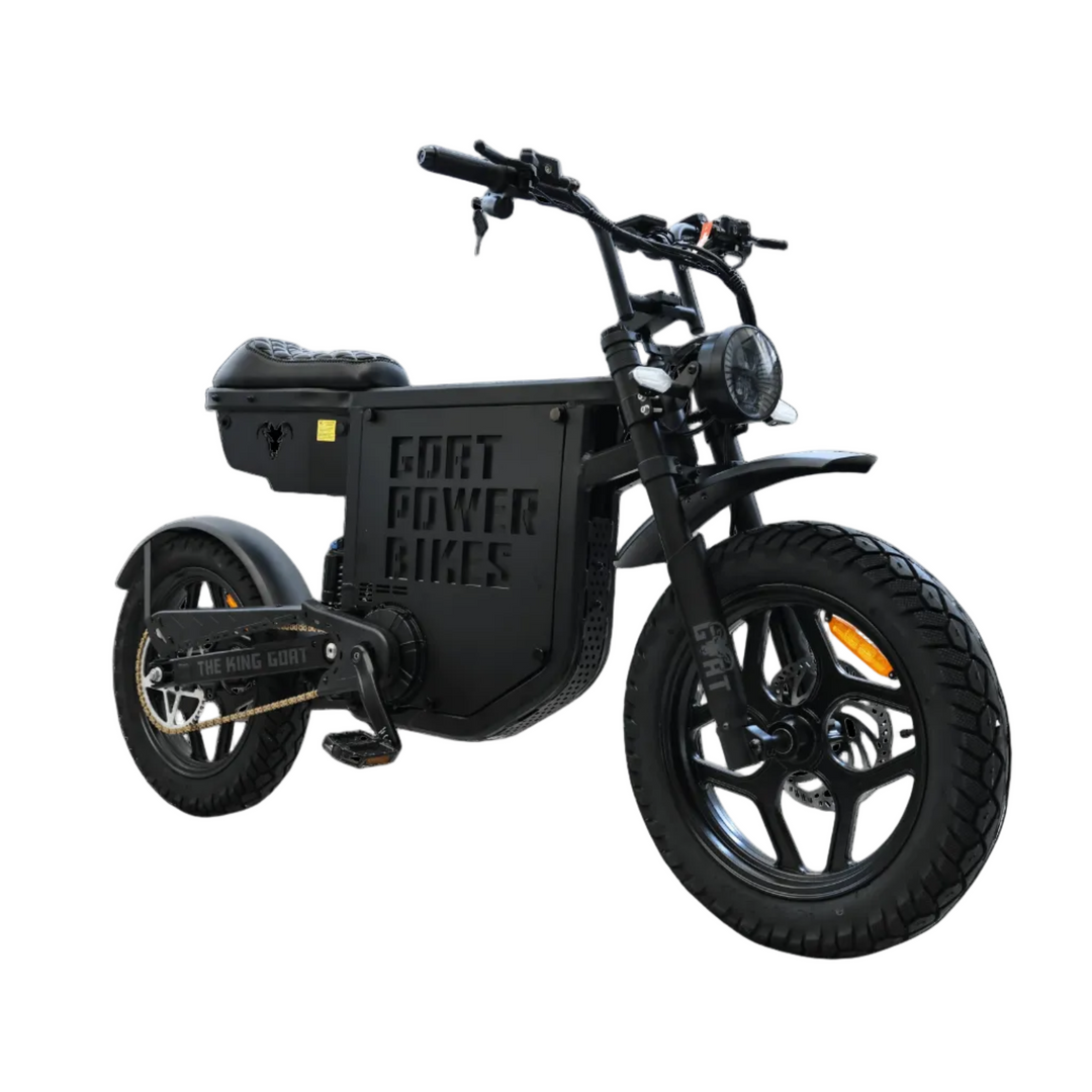 Goat Power King Goat V3 Electric Bike 8500W 70MPH Moped Style Ebike