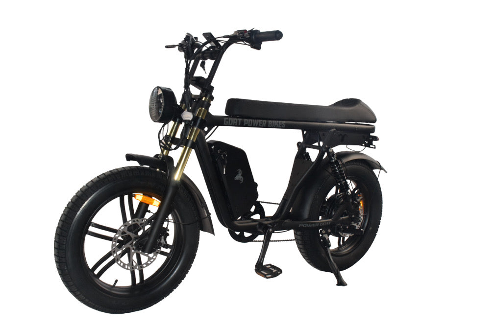 Power Goat V3 Electric Bike 3000W 50MPH Moped Style Fat Tire Ebike