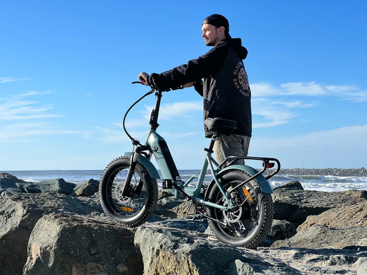 Coastal Cruiser 750w Folding Step Thru 20x3 Electric Bike