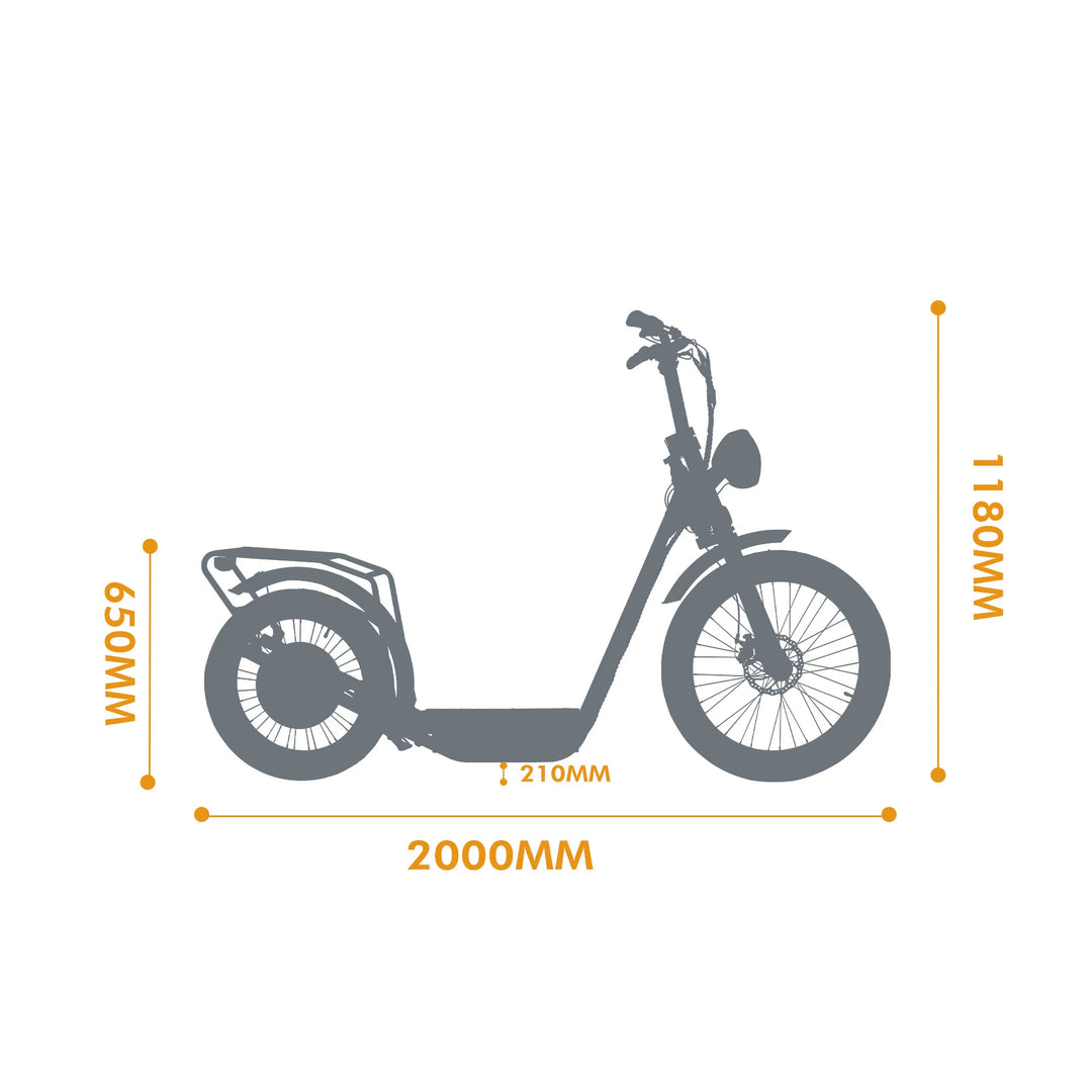 Eunorau| JUMBO 48V/15.6Ah All-Terrain Long Range, Powerful Commuter EScooter