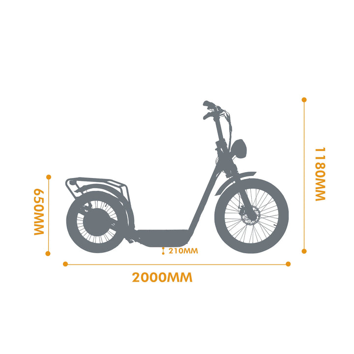 Eunorau| JUMBO 48V/15.6Ah All-Terrain Long Range, Powerful Commuter EScooter