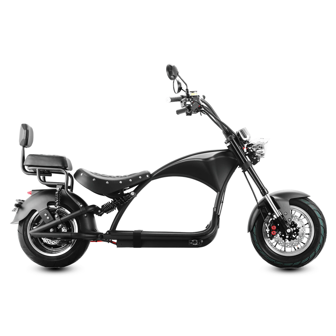 Eahora|M1P Plus Two Seat 3000W, 60V 30Ah E Chopper Motorcycle