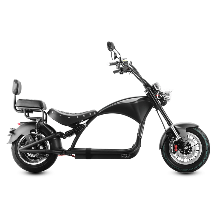 Eahora|M1P Plus Two Seat 3000W, 60V 30Ah E Chopper Motorcycle