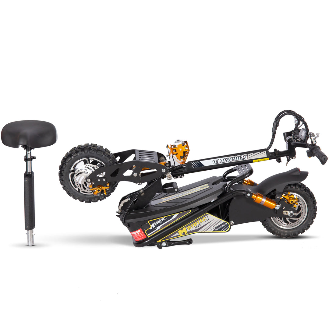 MotoTec| Ares 48v 1600w Foldable Electric Scooter