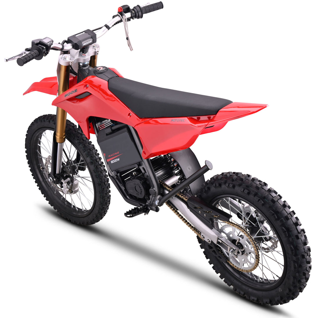 MotoTec 72v 8000w Pro Electric Dirt Bike 19/16 Lithium