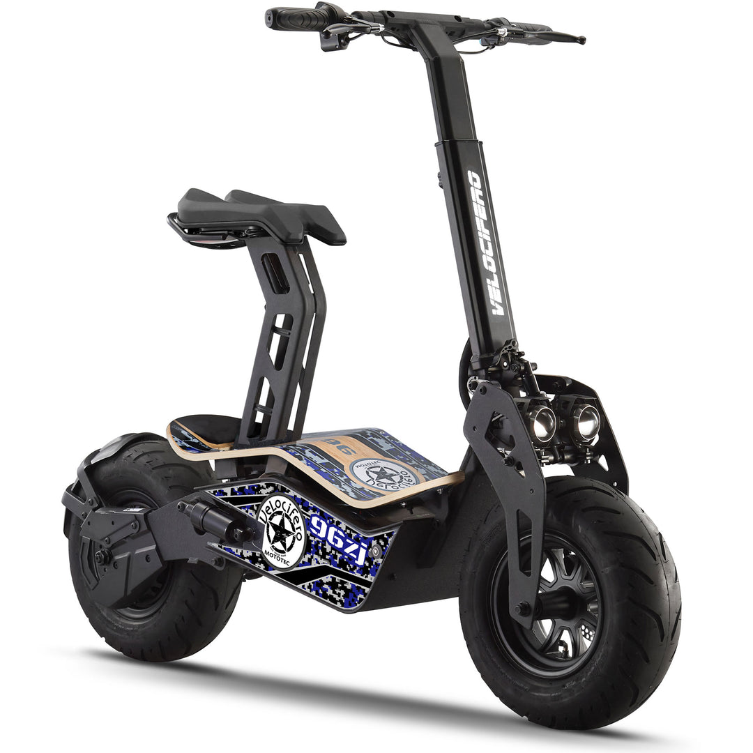 MotoTec| Mad 1600w 48v Foldable Electric Scooter