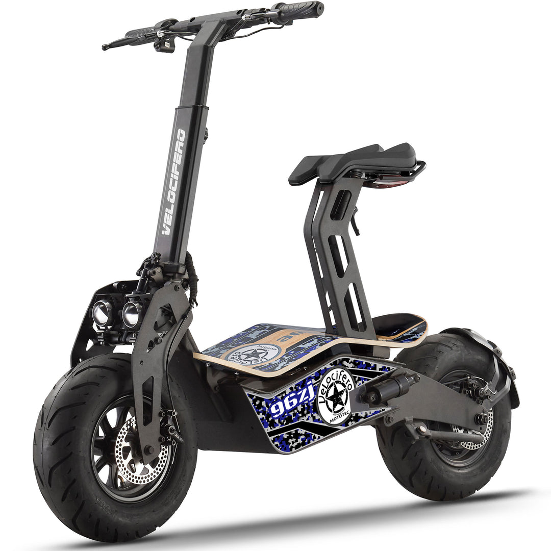 MotoTec| Mad 1600w 48v Foldable Electric Scooter