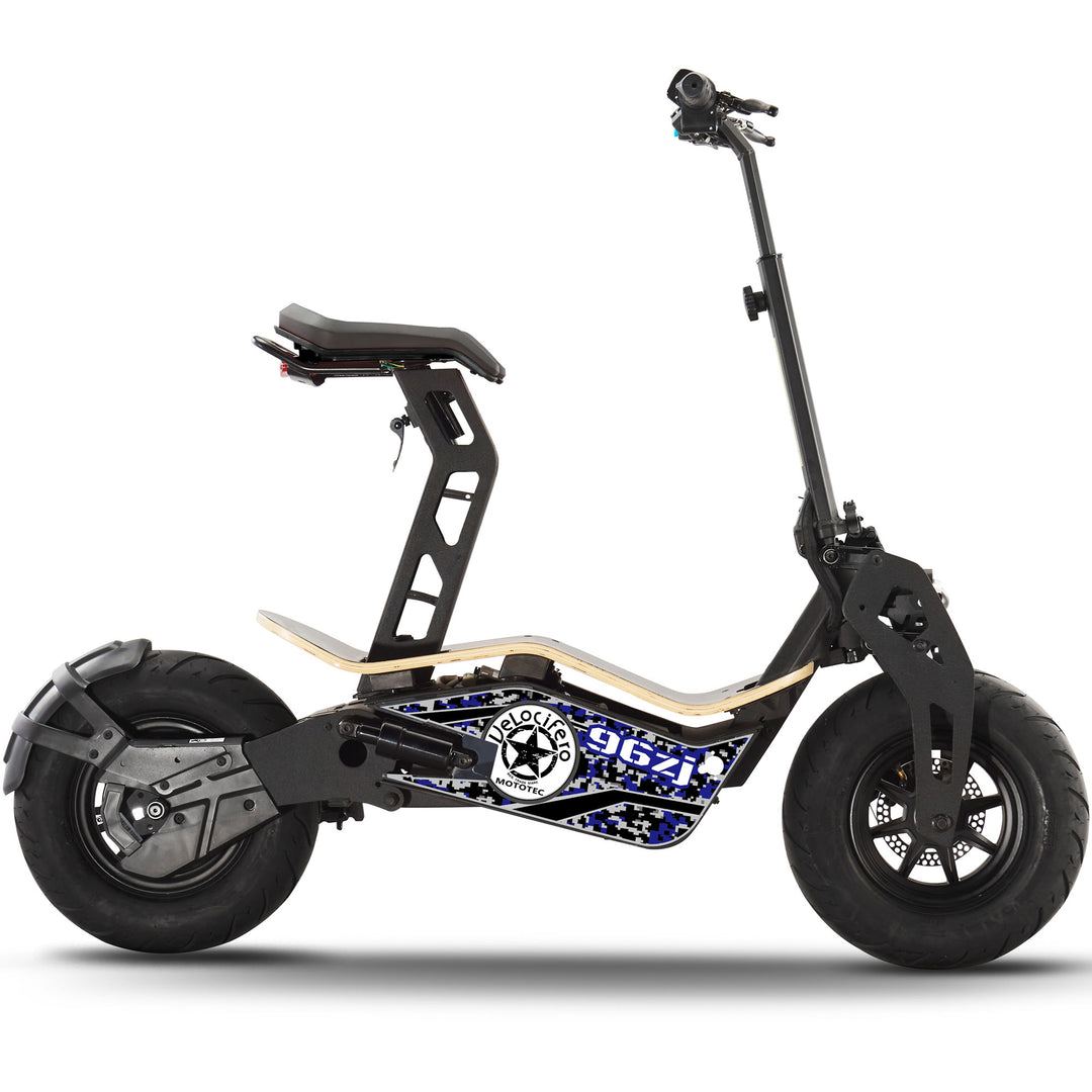 MotoTec| Mad 1600w 48v Foldable Electric Scooter