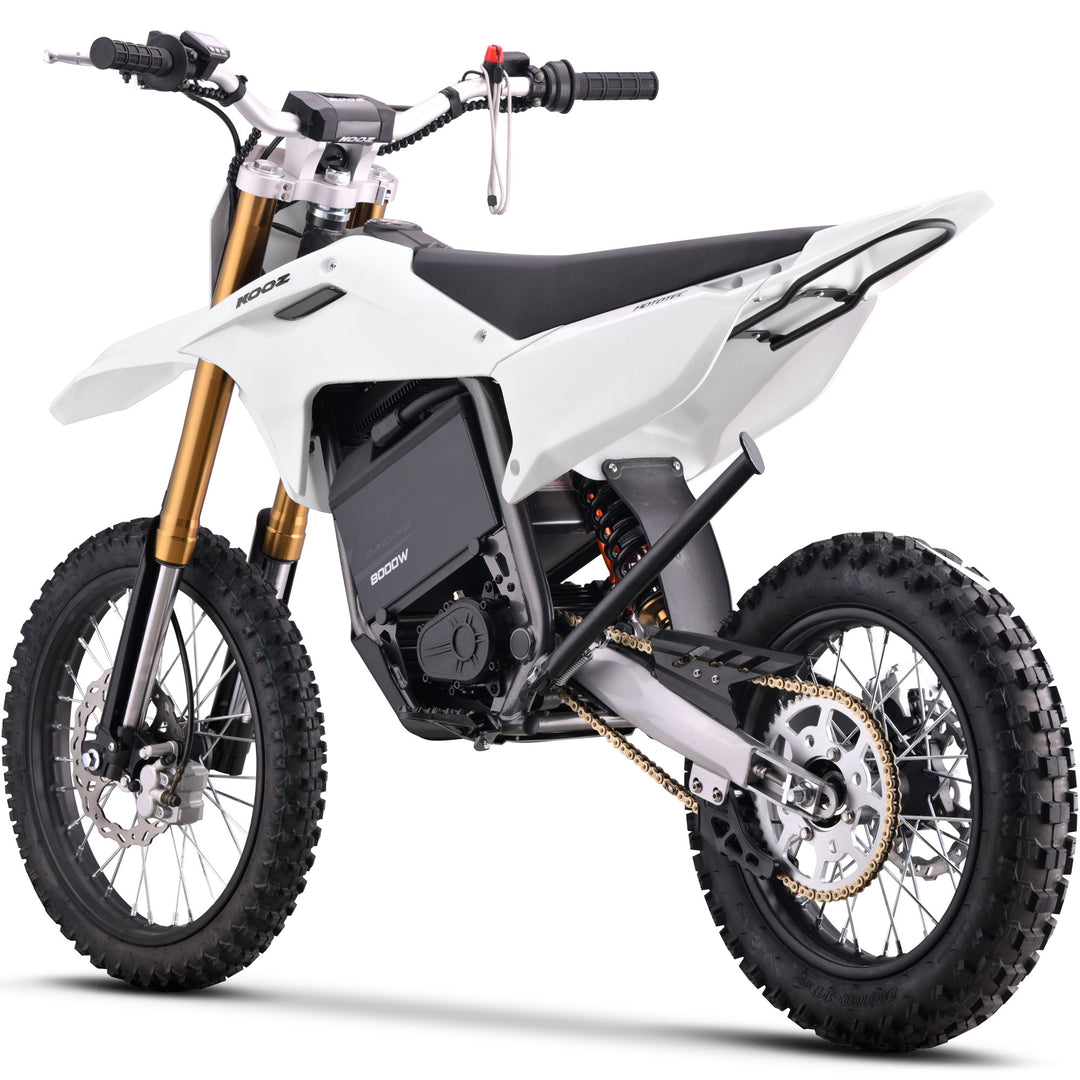 MotoTec 72v 8000w Pro Electric Dirt Bike 17/14 Lithium