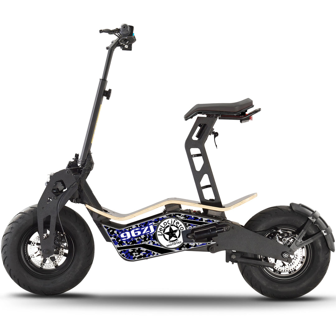 MotoTec| Mad 1600w 48v Foldable Electric Scooter