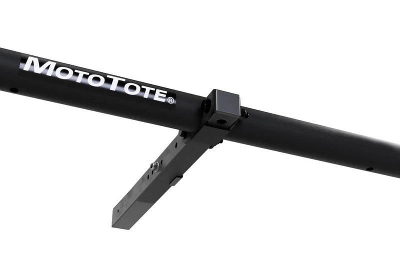 MTX Platform: Heavy-duty steel main support connects to 2" receivers, hauls up to 600 lbs. (272 kgs.), supports chock, track, orientation, and distance from vehicle adjustability, alongside the attachment of innovative components.
