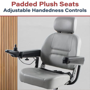 Zip’r Mantis SE Electric Wheelchair | Power Adjustable Seat, 300 lbs Capacity