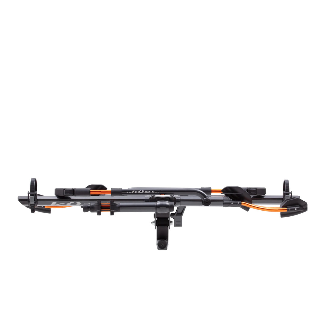 Kuat NV 2.0 1-1/4" 2-Bike Hitch Car Rack Gray Metallic with Orange Anodize