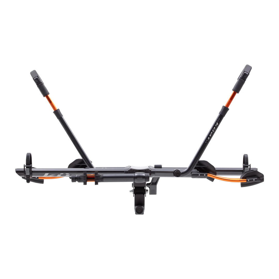 Kuat NV 2.0 1-1/4" 2-Bike Hitch Car Rack Gray Metallic with Orange Anodize