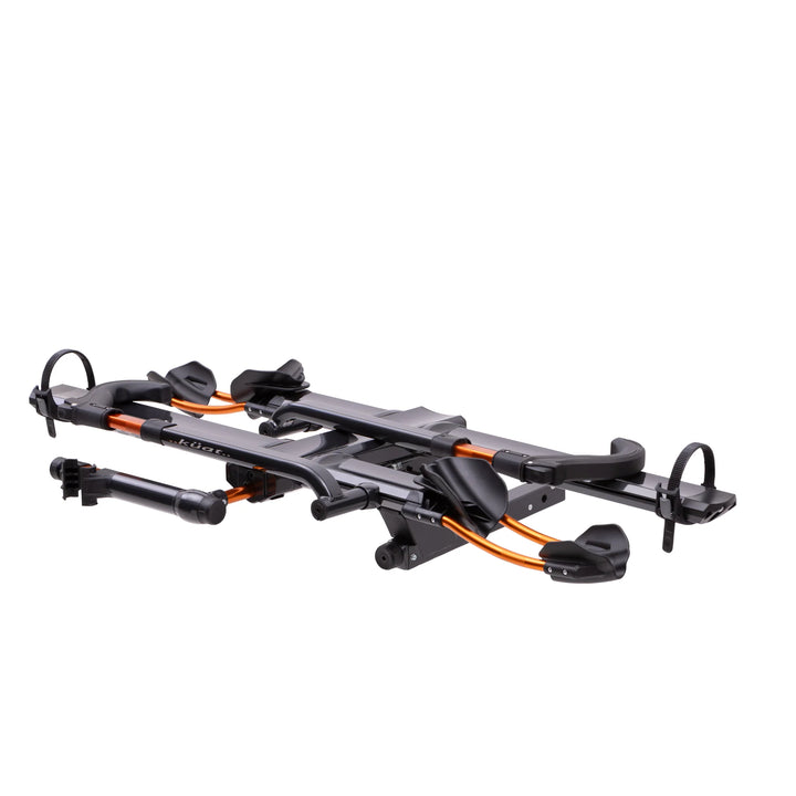 Kuat NV 2.0 1-1/4" 2-Bike Hitch Car Rack Gray Metallic with Orange Anodize