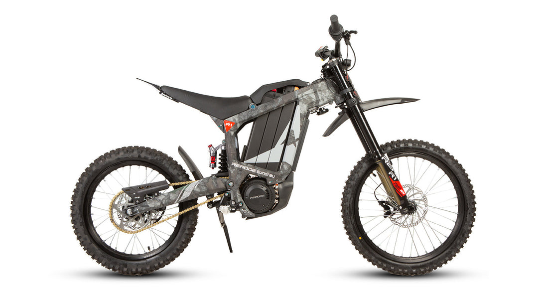 EUNORAU X RERODE R1 72V 4,000W Middle Motor Full Suspension Electric Dirt Bike