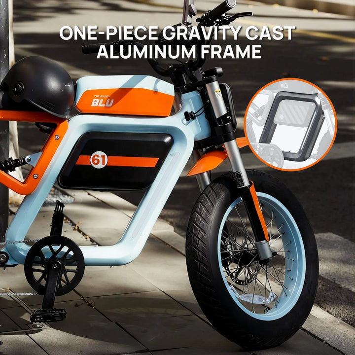 FOREVER BLU BONDI Moped Style E-Bike
