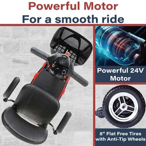 Zip'r Roo 3-Wheel Mobility Scooter | Lightweight, Portable, Travel Scooter